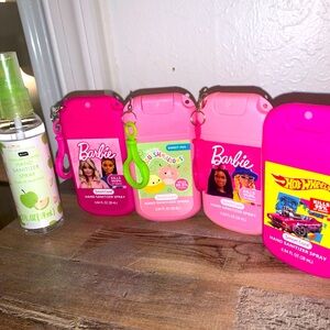 Barbie and Hot Wheels Hand Sanitizer Spray Set - Pink